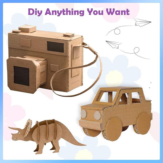 RLAVBL 50 Pack 9x12 Corrugated Cardboard Sheets, Flat Cardboard Inserts for Shipping, Mailing, Packing, DIY Crafts - Image 4