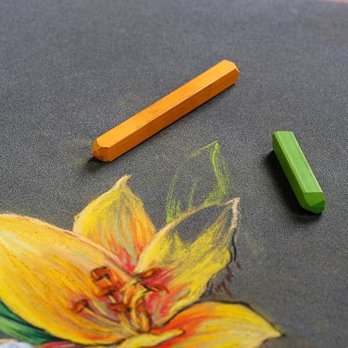 Clairefontaine 96050C PastelMat Pastel Card Pad No6, 360 g, 30 x 40 cm, 12 Sheets - Anthracite - Image 6