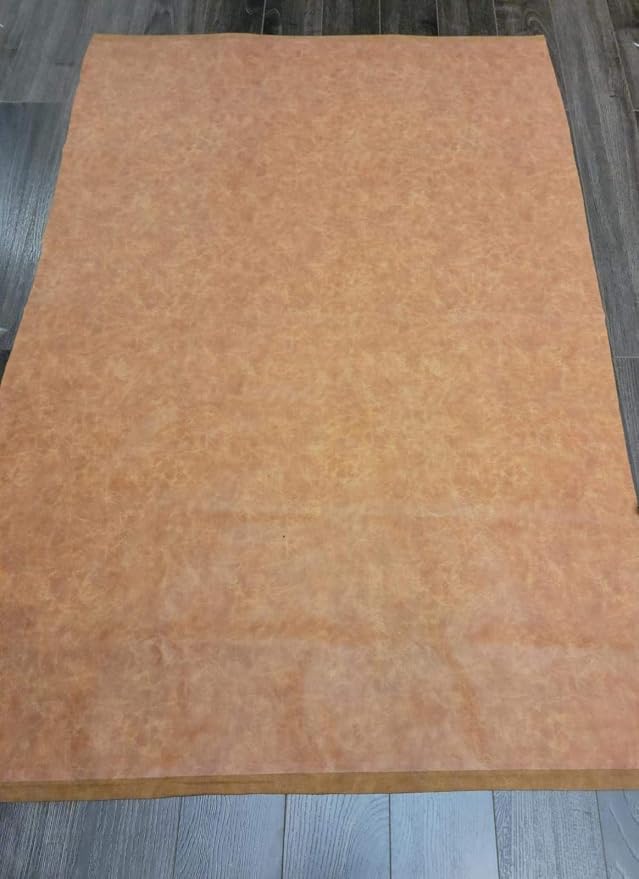 NAT Leathers,Blonde Light Tan Distress Crazy Horse Soft Faux Vegan Leather PU {Peta Approved Vegan},Synthetic Pleather 0.9mm Smooth Nappa Vinyl Upholstery,180"x54" - Image 7