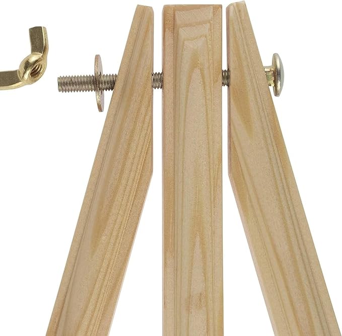 Mini Wooden Easels – Pack of 10 Small 7-Inch Adjustable Tabletop Stands for Art, Kids, Students, and Photo Display - Image 7