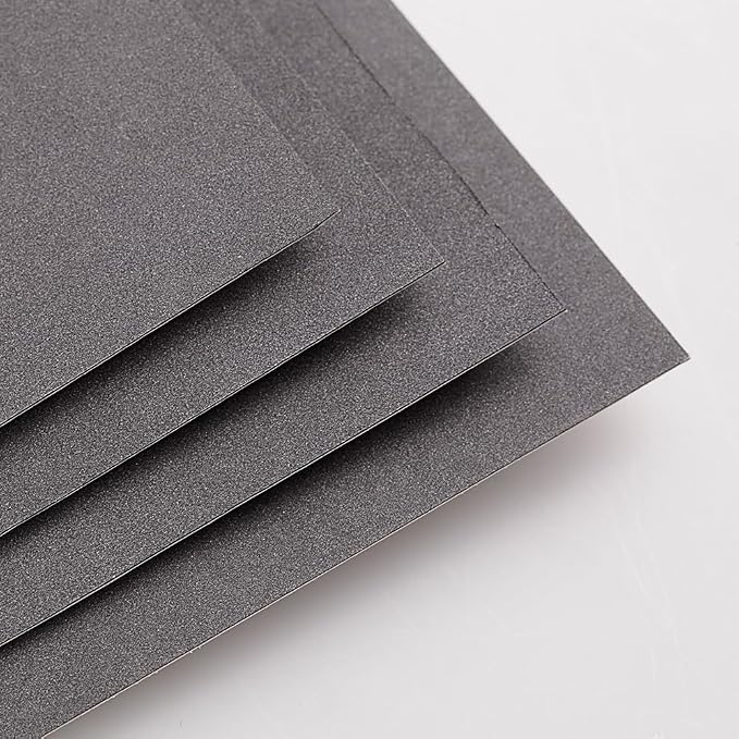 Clairefontaine 96050C PastelMat Pastel Card Pad No6, 360 g, 30 x 40 cm, 12 Sheets - Anthracite - Image 2