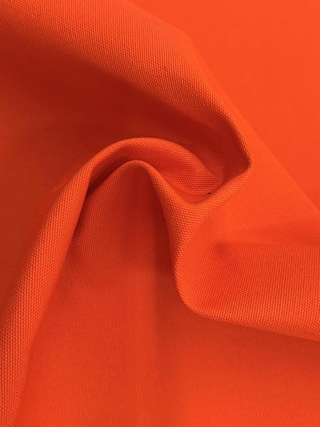Sedona Designz Orange Cotton Duck Canvas 12oz - 62" Wide Fabric by The Yard - Heavy Duty, Durable for Upholstery, Crafts, and Home Décor - Image 2