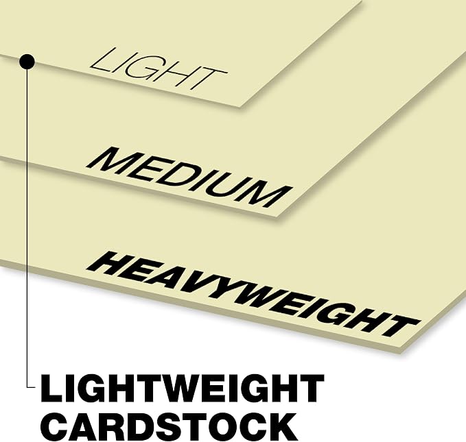 Springhill 11” x 17” Ivory Colored Cardstock Paper, 67lb Vellum Bristol, 147gsm, 250 Sheets (1 Ream) – Premium Lightweight Cardstock, Vellum Printer Paper with Textured Finish – 056004R - Image 2
