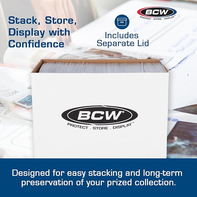 BCW Magazine/Document Storage Box 10-Pack | Durable Cardboard Filing Box - Image 5
