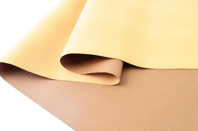 2 Yards 54" x 72" Calfskin Soft Faux Leather Fabric Brown Fake Leather Fabric Upholstery Vinyl for Sofa Chairs Car Seats Crafts - Image 6