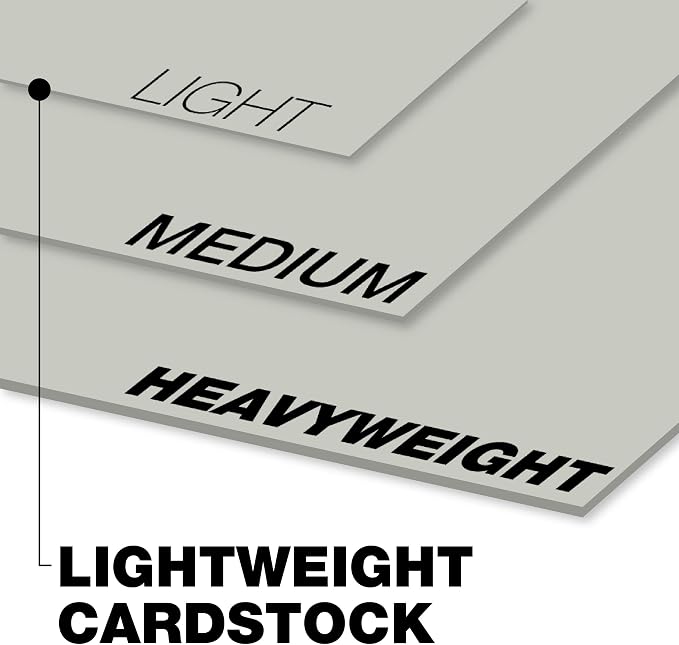 Springhill 8.5” x 11” Gray Colored Cardstock Paper, 67lb Vellum Bristol, 147gsm, 2000 Sheets (8 Reams) – Premium Lightweight Cardstock, Vellum Printer Paper with Textured Finish – 066000C - Image 2