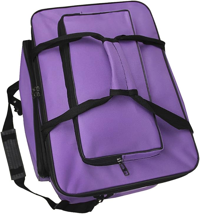 Starsouce Large Capacity Art Supply Organizer Tote Bag – Padded Craft Storage with Adjustable Shoulder Strap, Foldable Travel Caddy for Brushes, Markers, Sketchbook, Watercolor Palette & More - Image 2