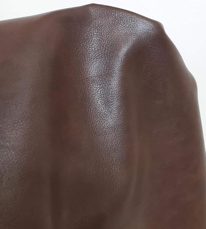 NAT Leathers | Soft Faux Vegan PU (Peta Approved Vegan) Leather by The Yard Synthetic Pleather 0.9 mm Nappa Yards (360 inch x 54 inch) Soft Smooth Upholstery (Brown, 10 Yards (360"x54") - Image 4