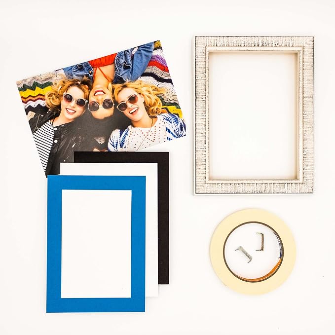 11x14 Mat for 12x18 Frame - Precut Mat Board Acid-Free Show Kit with Backing Board, and Clear Bags Bay Blue 11x14 Photo Matte Made to Fit a 12x18 Picture Frame Matboard for Framing, Pack of 25 Mats - Image 6