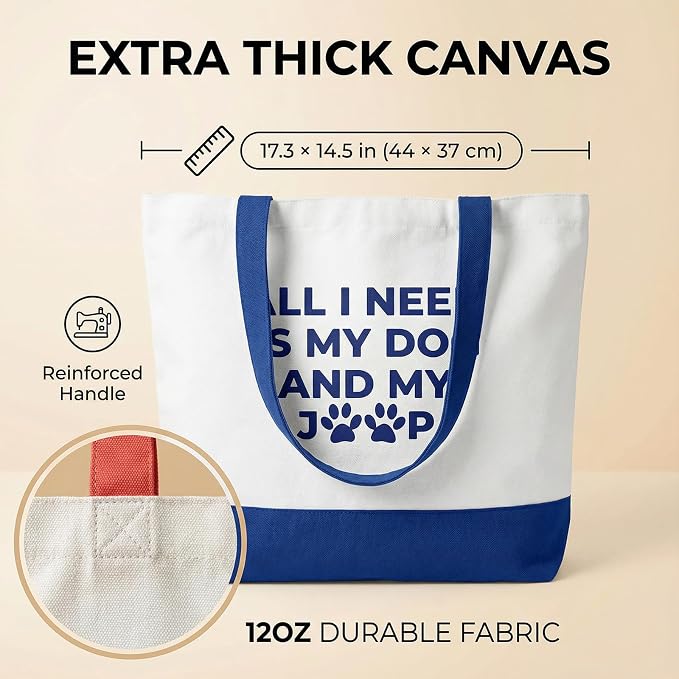 6/12/24/48 Pack Large Canvas Tote Bags Bulk with Handles 18.5 x 15 Inch-Blank Reusable DIY Birthday Party Gift for Women Men - Image 6