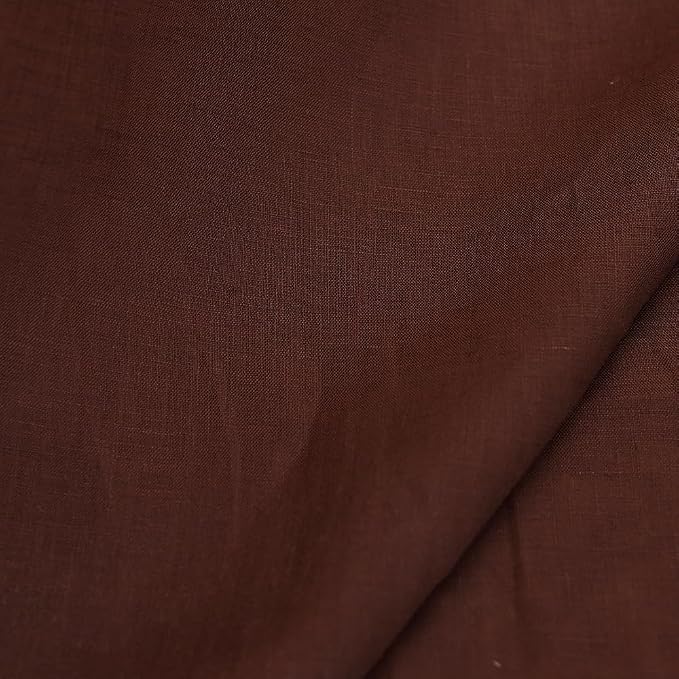 Japan Nature 100% Linen Fabric for Clothing, Home Decor, Pillow, Sofa, 55" Width, Craft by The Yard (Light Brown, 8 Yard) - Image 3