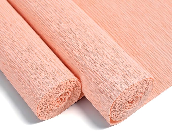 Heavy Crepe Paper for Flower Making, DIY Crafts | Italian-Quality Crepe Paper with 300% Stretch | Papel Crepe de Colores Paquete by BloomLikeFlowers