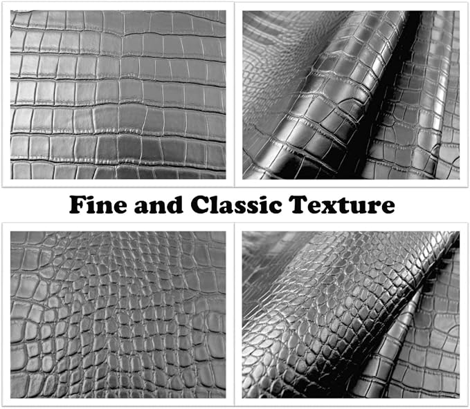 Wento Alligator Skin PU Leather Fabric Faux Leather Fabric Crocodile Fabric Leather Upholstery Fabric By 3 Yards - Image 3