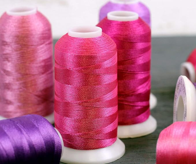 ThreadArt Ultimate Embroidery Starter Kit, 160 Cones + Stabilizer & Bobbin | Machine embroidery starter kit with polyester thread, stabilizer, bobbins and rack. Works with all embroidery machines. - Image 7