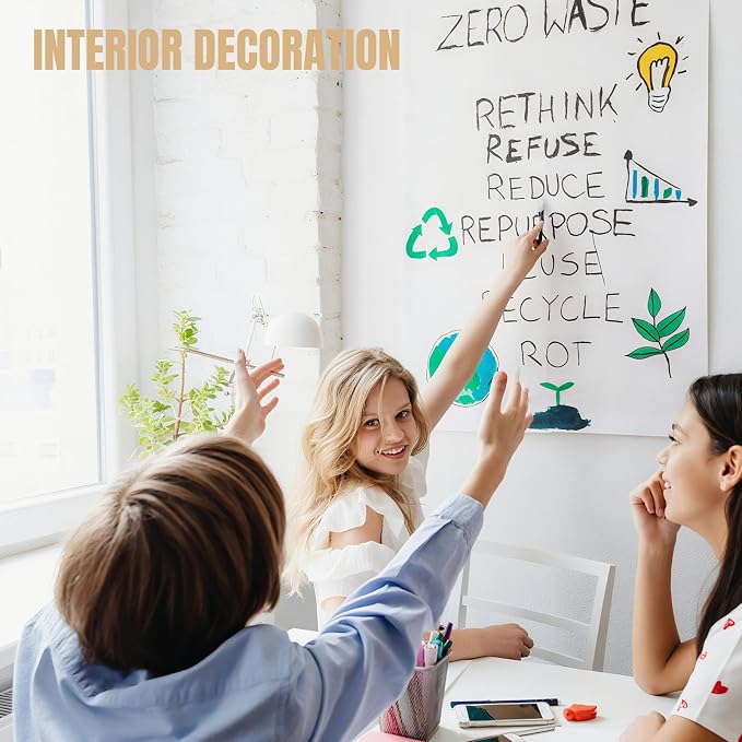 WEWLINE 24x36" White Foam Board (3/16" Thick), 5 Packs of Foam Core Board, Poster Board Perfect for Signage, Displays, Backdrops, DIY Projects & Office Use - Image 5
