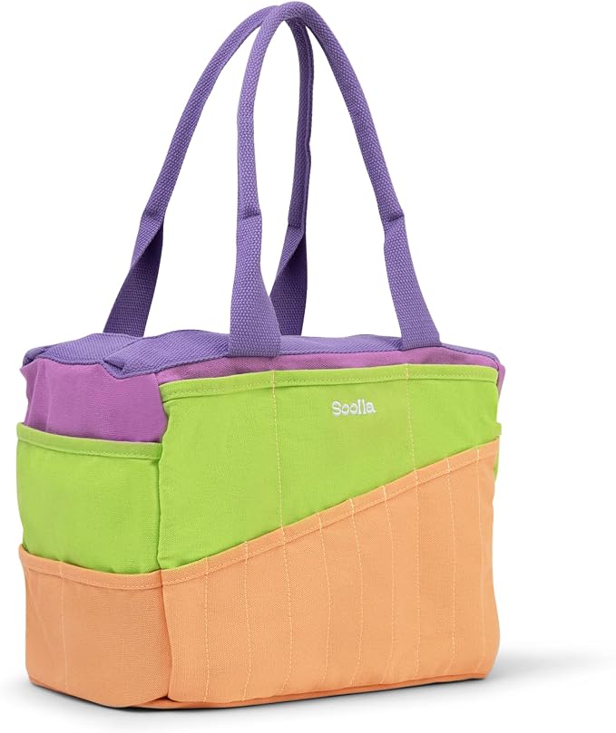 Soolla Studio Bag: Art Supply Storage Organizer & Pottery Tool Bag, Washable Tote, Yarn Bag, Crochet, 30 Pockets, 15+ Colors - Image 2