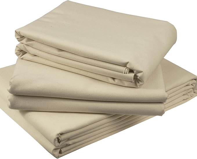 Creative Mark Unprimed Cotton Duck Deluxe Canvas - #10 15oz Folded Canvas - 120" x 6 Yards - Bulk Un-Stretched Duck Canvas Fabric for Artists - Image 5