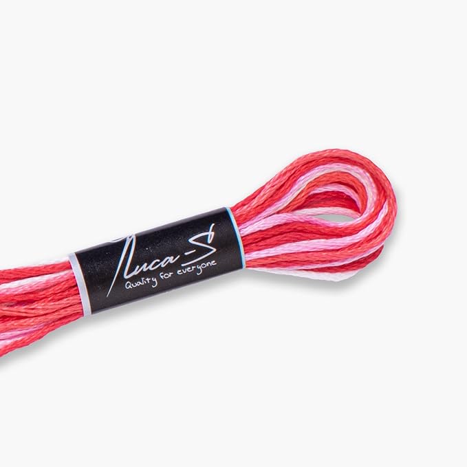 Premium Embroidery Thread Luca-S, 100% Giza Cotton, Oeko TEX Certified Stranded Cotton - 519 by Luca-S