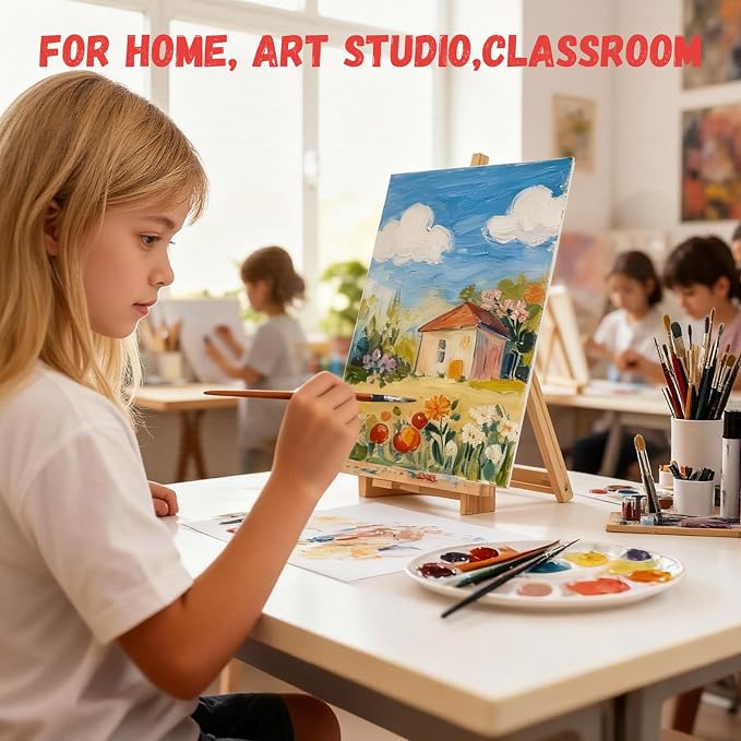72 Pcs 5x7inch Small Canvas Boards for Kids Painting,Flat Panels | Gesso Primed Acid-Free 100% Cotton for Acrylics Oil Watercolor Tempera Paints - Image 6