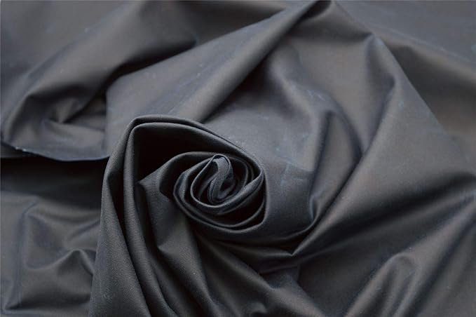 Walker and Hawkes Wax 100% Cotton Canvas Fabric Antique Finish Waxed Oilskin Cloth, Navy - 1m (100 x 150cm) by WalkerandHawkes
