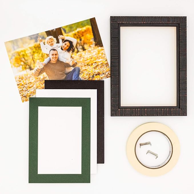 8x12 Mat for 11x14 Frame - Precut Mat Board Acid-Free Show Kit with Backing Board, and Clear Bags Hunter Green 8x12 Photo Matte Made to Fit a 11x14 Picture Frame Matboard for Framing, Pack of 1 Mat - Image 6