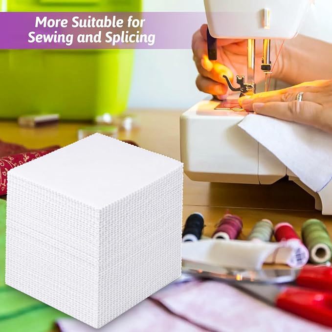 500 Pack White Cotton Fabric Squares, 5″ Precut Cotton Fabric Squares, Solids White Charm Pack, Extremely Large Quantity Packaging to Meet All Your Sewing Needs - Image 3