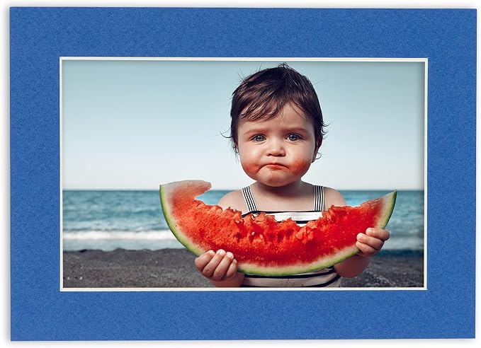 12x18 Mat for 16x20 Frame - Precut Mat Board Acid-Free Royal Blue 12x18 Photo Matte For a 16x20 Picture Frame, Premium Matboard for Family Photos, Show Kits, Art, Picture Framing, Pack of 10 Mats - Image 7