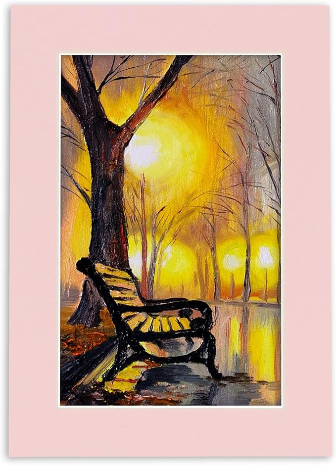 8x10 Mat for 12x16 Frame - Precut Mat Board Acid-Free Show Kit with Backing Board, and Clear Bags Soft Pink 8x10 Photo Matte Made to Fit a 12x16 Picture Frame Matboard for Framing, Pack of 25 Mats - Image 9