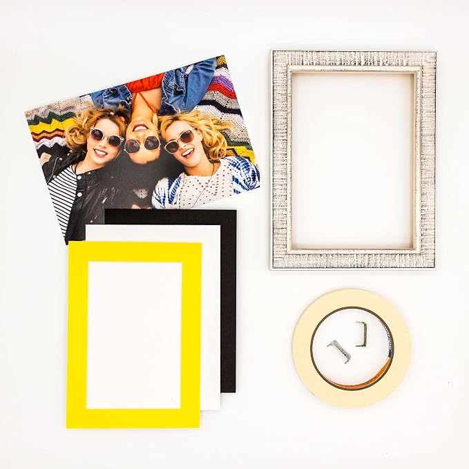 8x10 Mat for 16x20 Frame - Precut Mat Board Acid-Free Yellow 8x10 Photo Matte Made to Fit a 16x20 Picture Frame, Premium Matboard for Family Photos, Show Kits, Art, Picture Framing, Pack of 1 Mat - Image 5