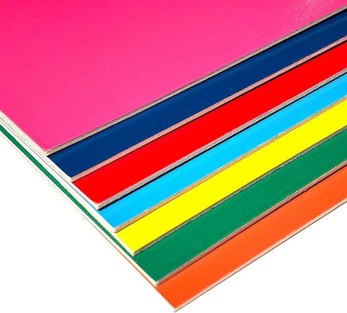 Maker Boards Colors - MDF 1/8th 12x19, Bright and Bold, 7 Color Variety Pack - Image 4