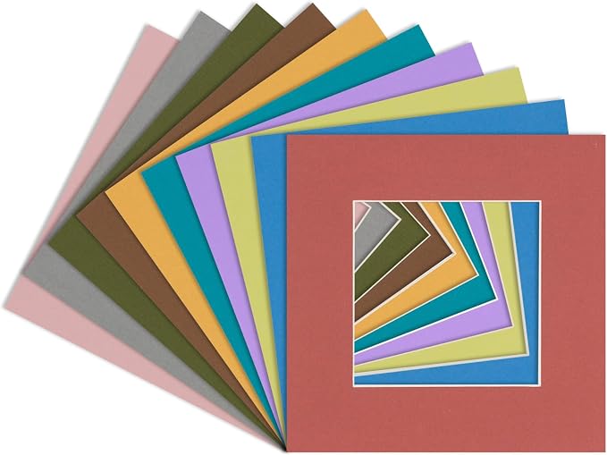 20x30 Mat for 24x36 Frame - Precut Mat Board Acid-Free Mixed Colors 20x30 Photo Matte For a 24x36 Picture Frame, Premium Matboard for Family Photos, Show Kits, Art, Picture Framing, Pack of 100 Mats - Image 3