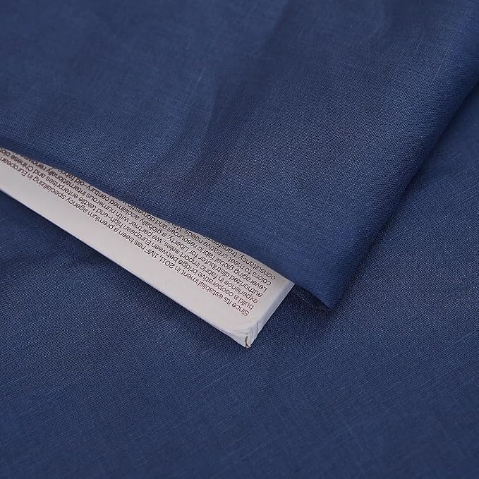 Japan Nature 100% Linen Fabric for Clothing, Home Decor, Pillow, Sofa, 55" Width, Craft by The Yard (Blue, 3 Yard) - Image 6