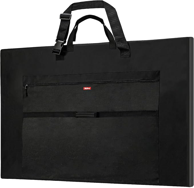 Nicpro Light Weight Art Portfolio Bag, 36x48” Waterproof Art Portfolio Case | with Shoulder & Handle Carry, for Artwork, Poster, Sketch Drawing, Canvas, Photography, Solar Panel Storage by Nicpro