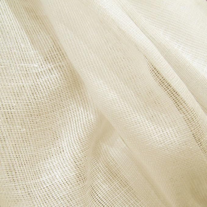 50 Yards Natural Unbleached Tobacco Cloth Natural Cotton Fabric Lightweight for Wedding Decor by JCS by JCSFabric