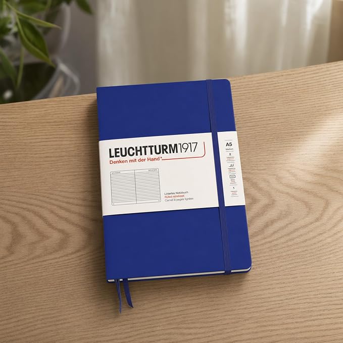 LEUCHTTURM1917 - Notebook Hardcover Medium A5-251 Numbered Pages for Writing and Journaling (Ink, Ruled) - Image 3