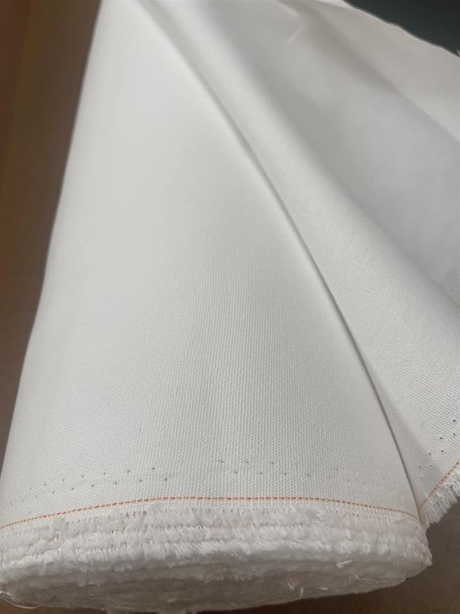 Sedona Designz 60" Wide Cotton Duck Canvas Fabric - Heavy Weight 10oz Durable 100% Cotton (White, 1 Yard) - Image 5