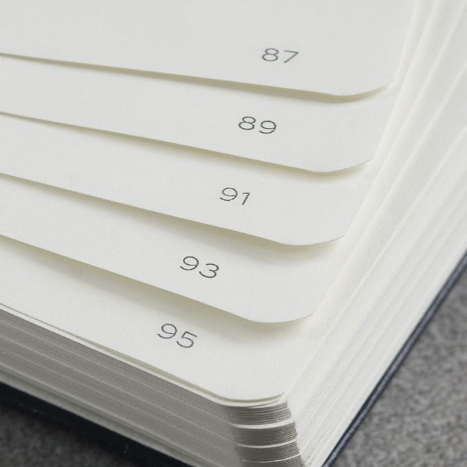 LEUCHTTURM1917 - Notebook Hardcover Master Classic A4+ - 235 Numbered Pages for Writing and Journaling (Navy, Ruled) - Image 3