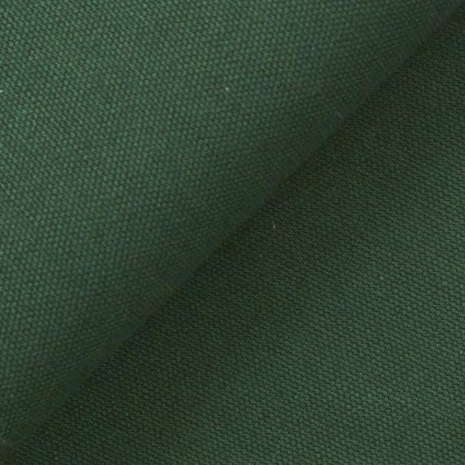 Cotton Duck Canvas Fabric Heavy Duty Outdoor 10 Oz Thick Cloth Material By The Yard & Roll Wholesale - Hunter Green (1 Yard) by FWD