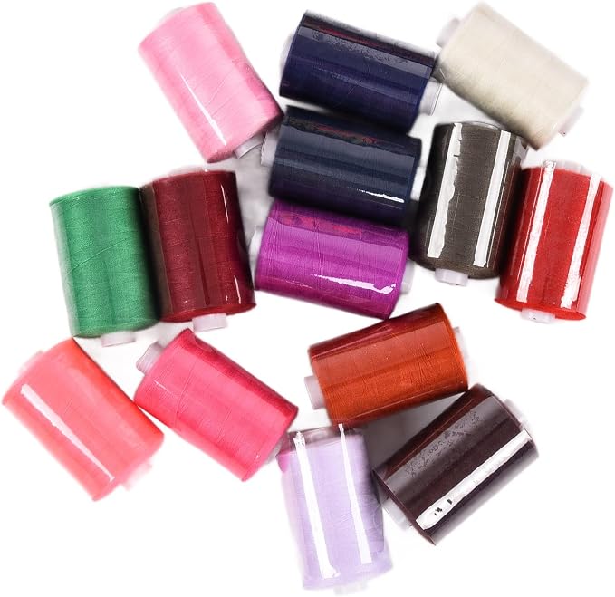 Sewing Thread Set, 42 Colors Polyester Threads for Hand Stitching, 1000 Yards Per Spools, Portable Sewing Supplies for Home Traveler, Adults, Beginner, Embroidery - Image 7