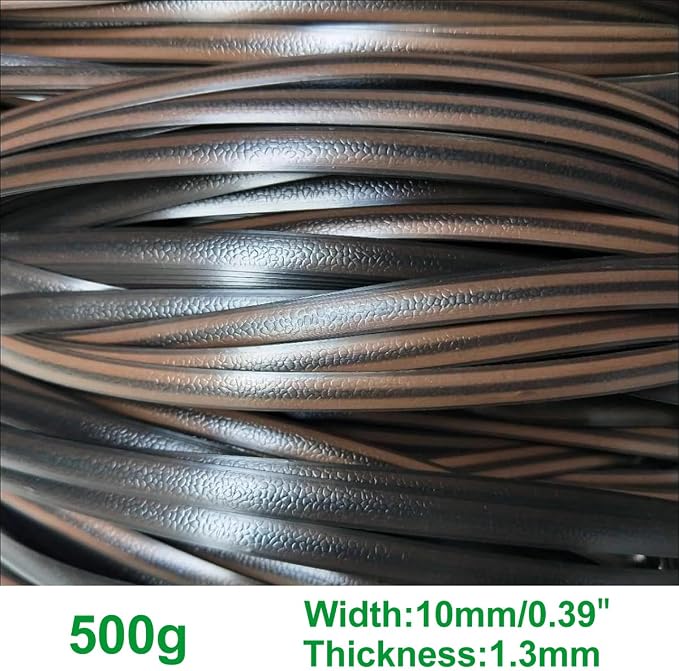 ECYC Ltd 196.8 Feet Rattan Repair Kit for Wicker Furniture, 10mm Wide Flat Synthetic Rattan Weaving Material Plastic Imitation Rattan Wicker PE Rattan Strips for Repair Fixing Furniture, DIY Crafts - Image 3