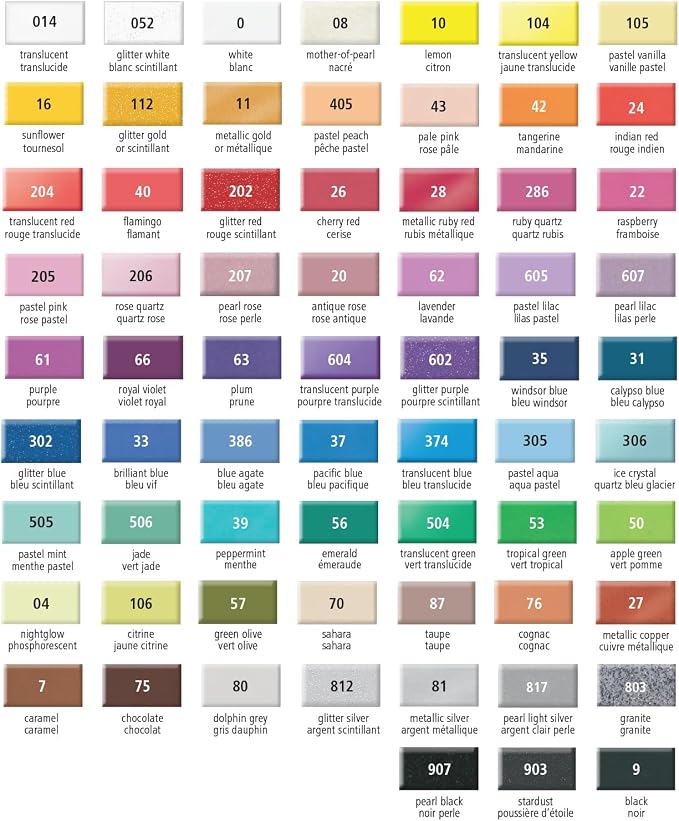 STAEDTLER FIMO Soft Polymer Clay - Oven Bake Clay for Jewelry, Sculpting, Crafting, 66 Pieces, Assorted Colors, 8023 C66-1 - Image 2