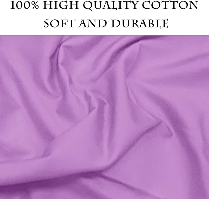 3 Yards Purple Cotton Fabric by The Yard in Solid Color - 59” Wide High-Density Natural Cotton Material Apparel Cloth for Quilting, Sewing, Crafts, Binding, Backing & Lining - Image 5