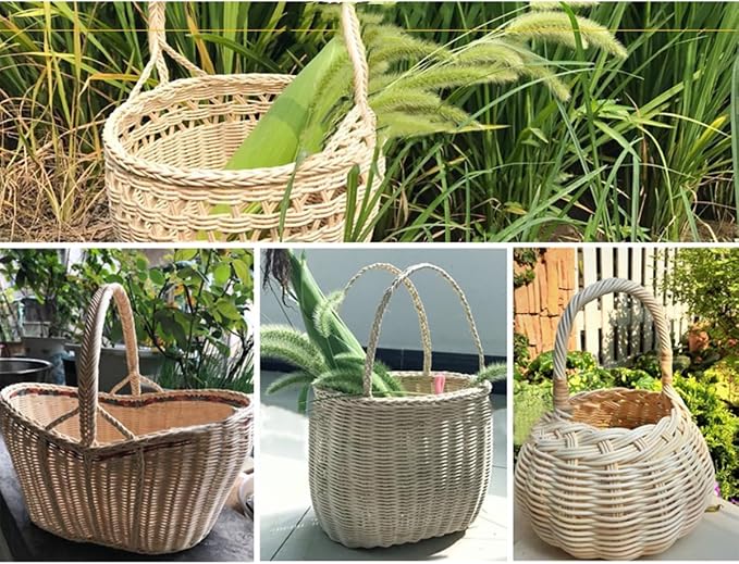 Natural Reed Spline, 500g 8mm Half Round Reed Coil DIY Cane Webbing Material for Basket Weaving Furniture Wicker Chair Table Repair - Image 9