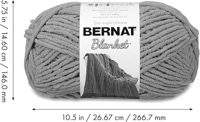 BERNAT BLANKET BRIGHTS YARN 300G 10.5 OZ, RACE CAR RED - Image 10