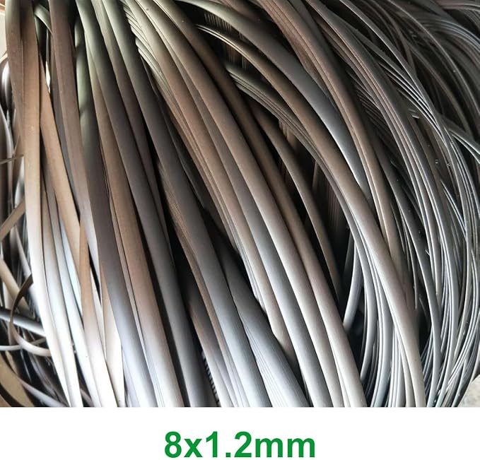 500g Synthetic Rattan Weaving Material, Plastic Wicker Repair Kit PE Rattan Roll for Furniture Repair Woven Handmade Baskets (Width 8mm, Thickness 1.2mm) - Image 3