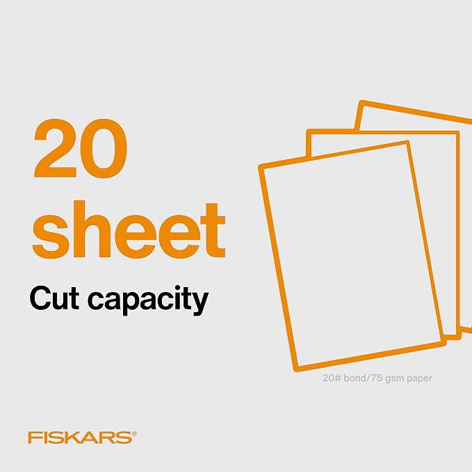 Fiskars ProCision Folding Rotary Bypass Paper Cutter, 12" Cut Length | Cuts Thick Materials, Self-Sharpening Paper Trimmer for Photos, Crafting & Scrapbooking, Arts and Crafts Supplies - Image 3