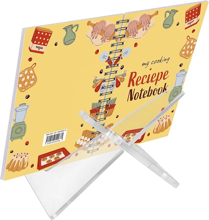 Americanflat Acrylic Easel Stand - 4" Tabletop Easel and Plate Stand - Set of 2 - Lightweight Display Holders for Photos, Cards, Frames, Books, Magazines, Albums - Home or Office Decor - Image 7