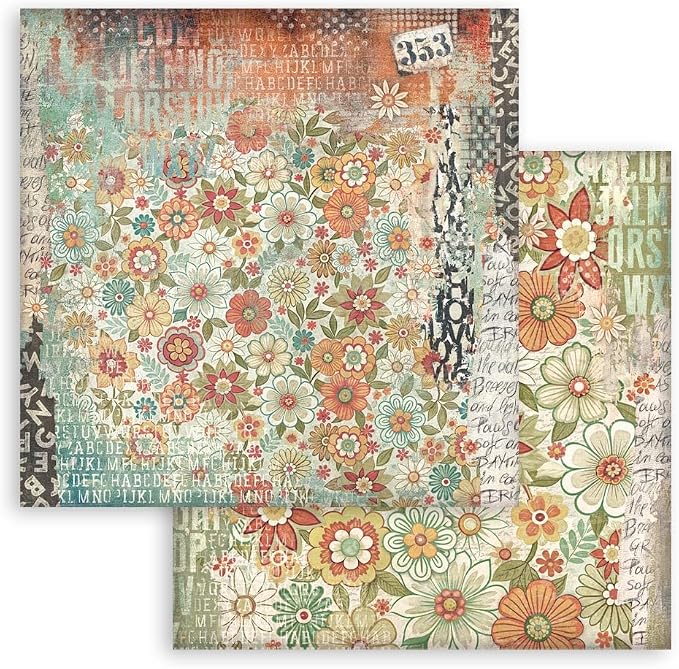 Stamperia - Scrapbook Paper Pad for Scrapbooking, Albums, Cards, Bullet Journals, and More, Acid Free, Double-Sided, Perfect for Crafts and Gifting (Furry Friends Background Selection) (20.3 x 20.3 cm - Image 9