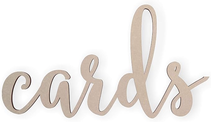 Jess and Jessica Wooden Word Cards Wall Art 24 Inches Long – Home Decor Accent for Wall Hanging and DIY Crafts Unfinished MDF Script Cutout Sign for Room Decor in Bedroom, Living Room or Home Office by JessandJessica-HMv1
