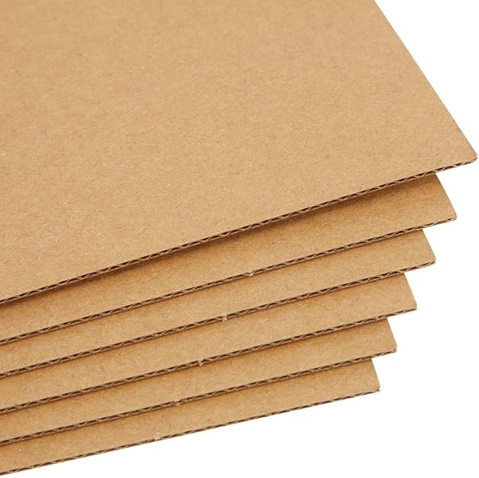Juvale Corrugated Cardboard Sheets - 11 x 14 in, Brown, 50 Pack - Packing Cardboard Sheets & Backing for Packaging & Art Projects - Image 10